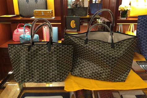 goyard saint louis tote pm vs gm